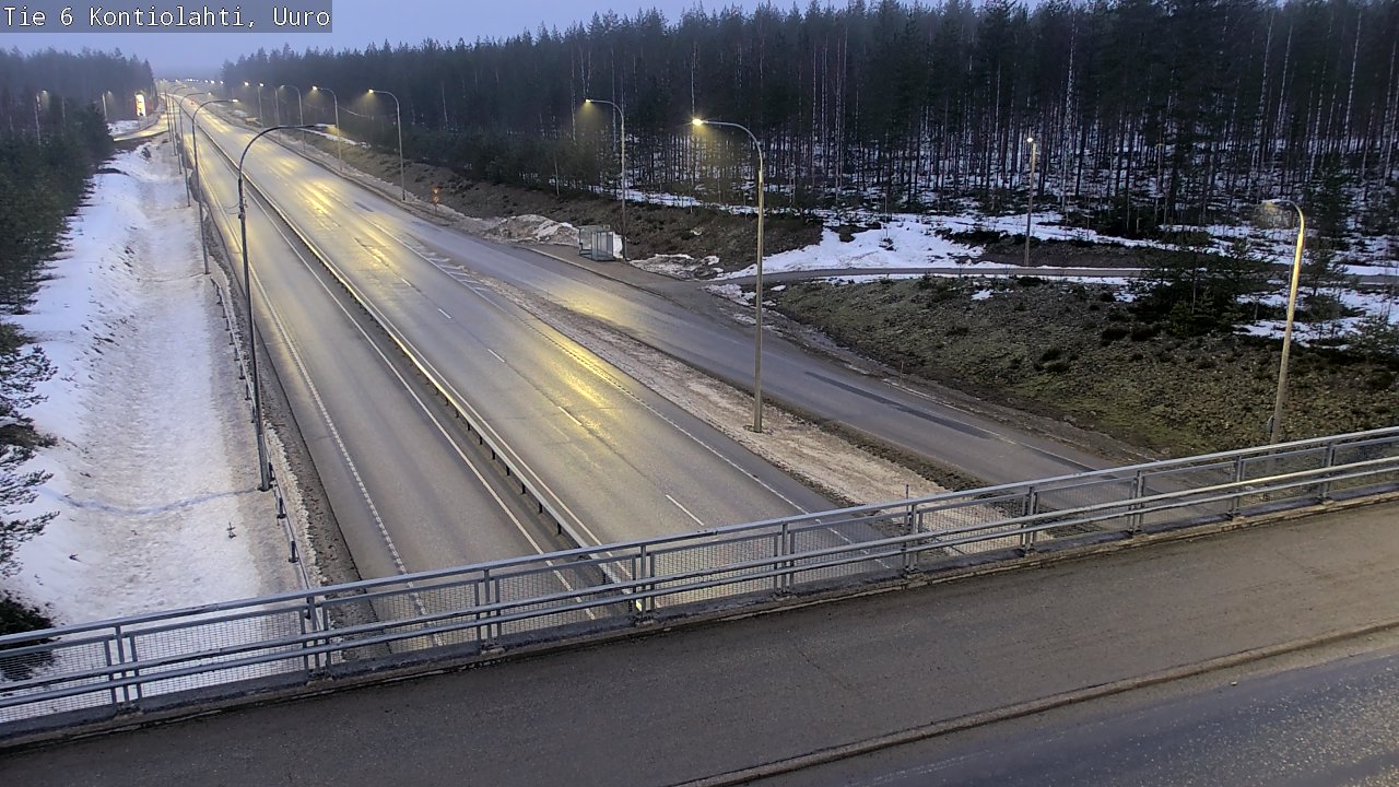 Kelikamerat Kuva Tie 6 Kontiolahti, Uuro, Kontiolahti, Pohjois-Karjala