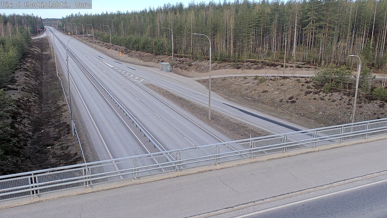 Weather Camera Image Road 6 Kontiolahti, Uuro, Kontiolahti, Pohjois-Karjala