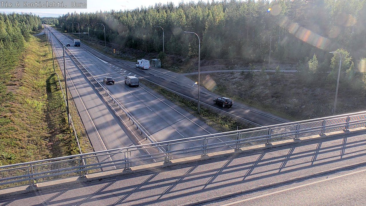 Kelikamerat Kuva Tie 6 Kontiolahti, Uuro, Kontiolahti, Pohjois-Karjala