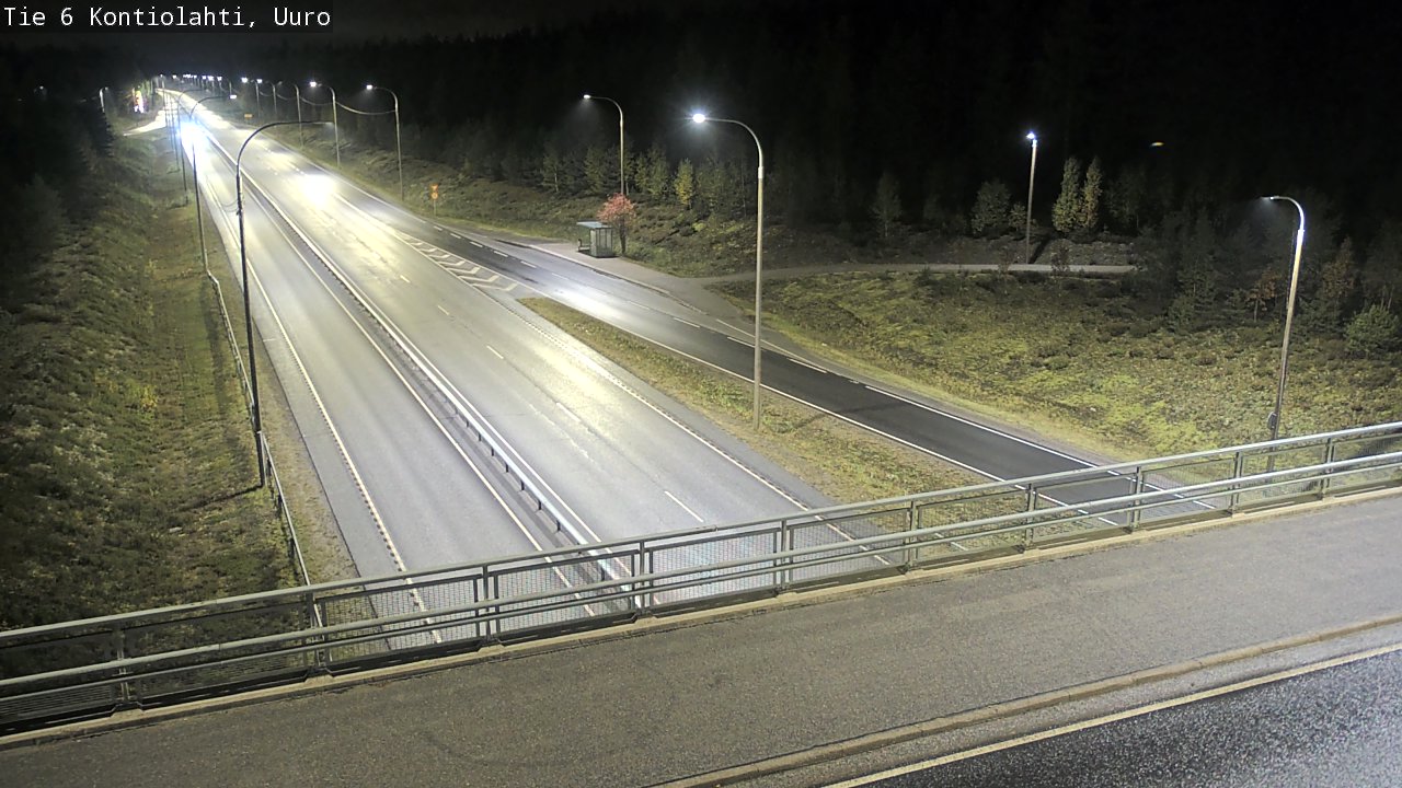 Weather Camera Image Väg 6 Kontiolax, Uuro, Kontiolahti, Pohjois-Karjala
