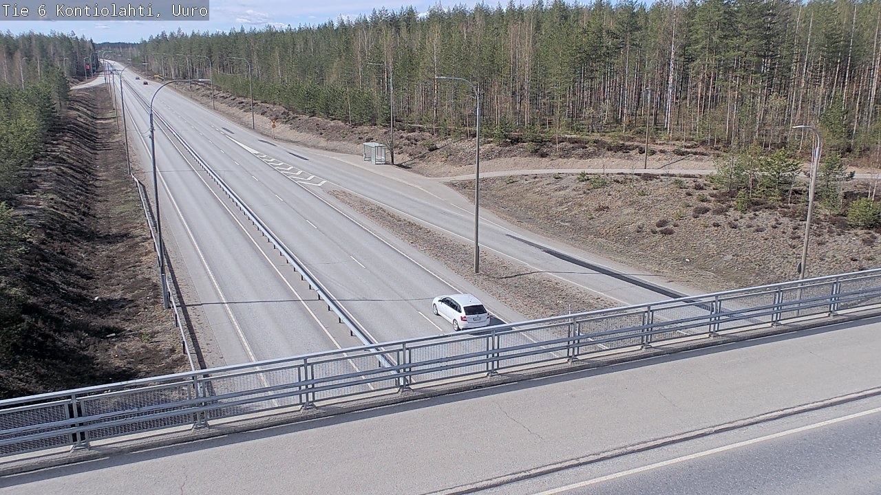Kelikamerat Kuva Tie 6 Kontiolahti, Uuro, Kontiolahti, Pohjois-Karjala
