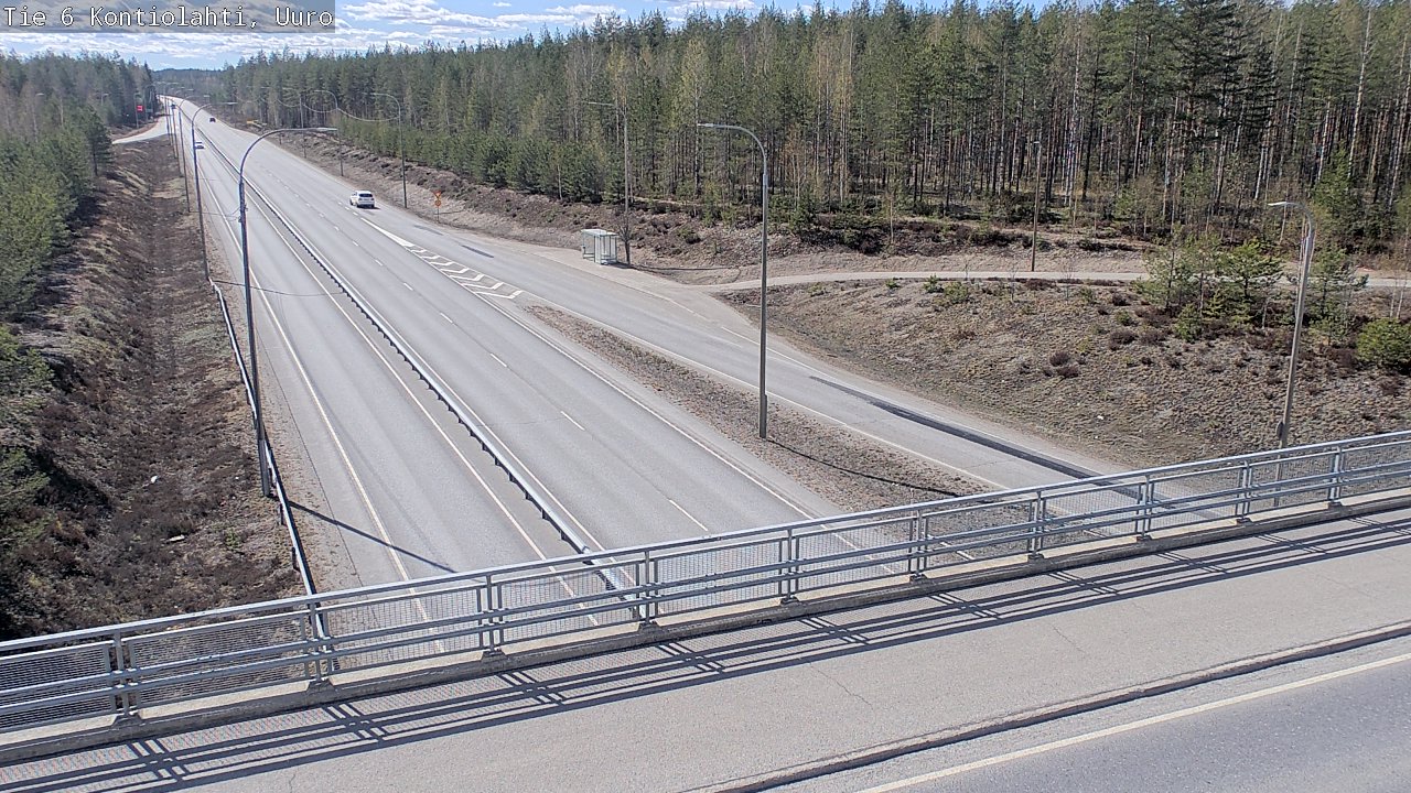 Kelikamerat Kuva Tie 6 Kontiolahti, Uuro, Kontiolahti, Pohjois-Karjala