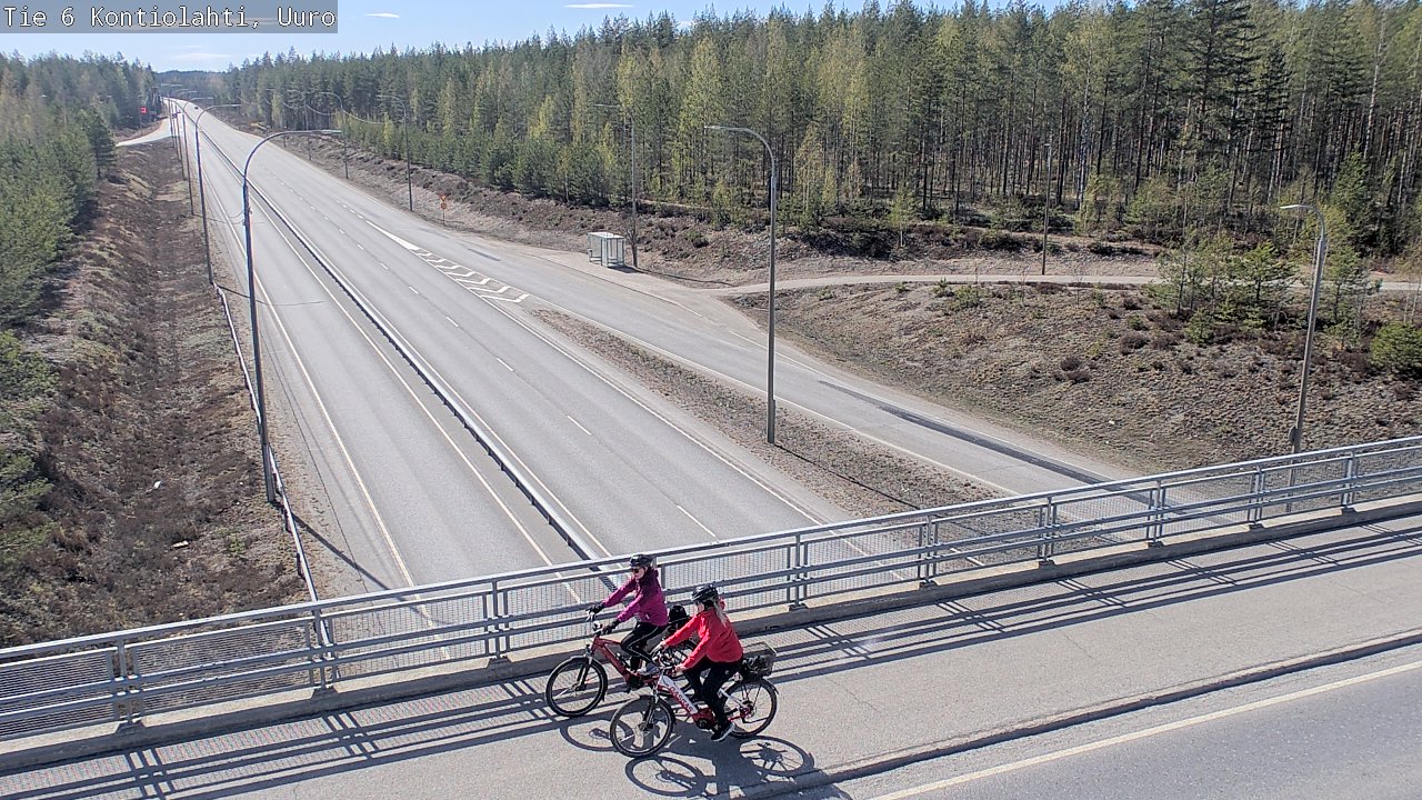 Kelikamerat Kuva Tie 6 Kontiolahti, Uuro, Kontiolahti, Pohjois-Karjala