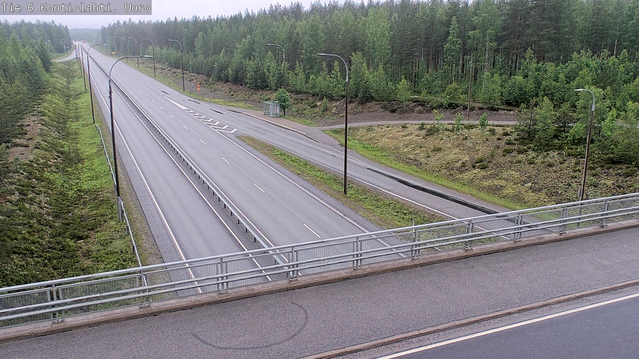 Kelikamerat Kuva Tie 6 Kontiolahti, Uuro, Kontiolahti, Pohjois-Karjala