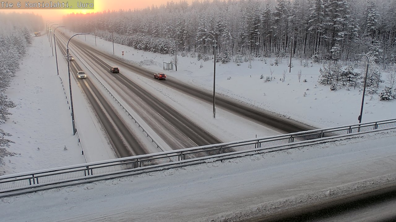 Kelikamerat Kuva Tie 6 Kontiolahti, Uuro, Kontiolahti, Pohjois-Karjala