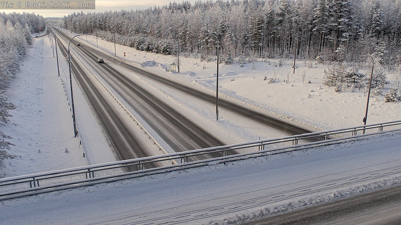Weather Camera Image Väg 6 Kontiolax, Uuro, Kontiolahti, Pohjois-Karjala