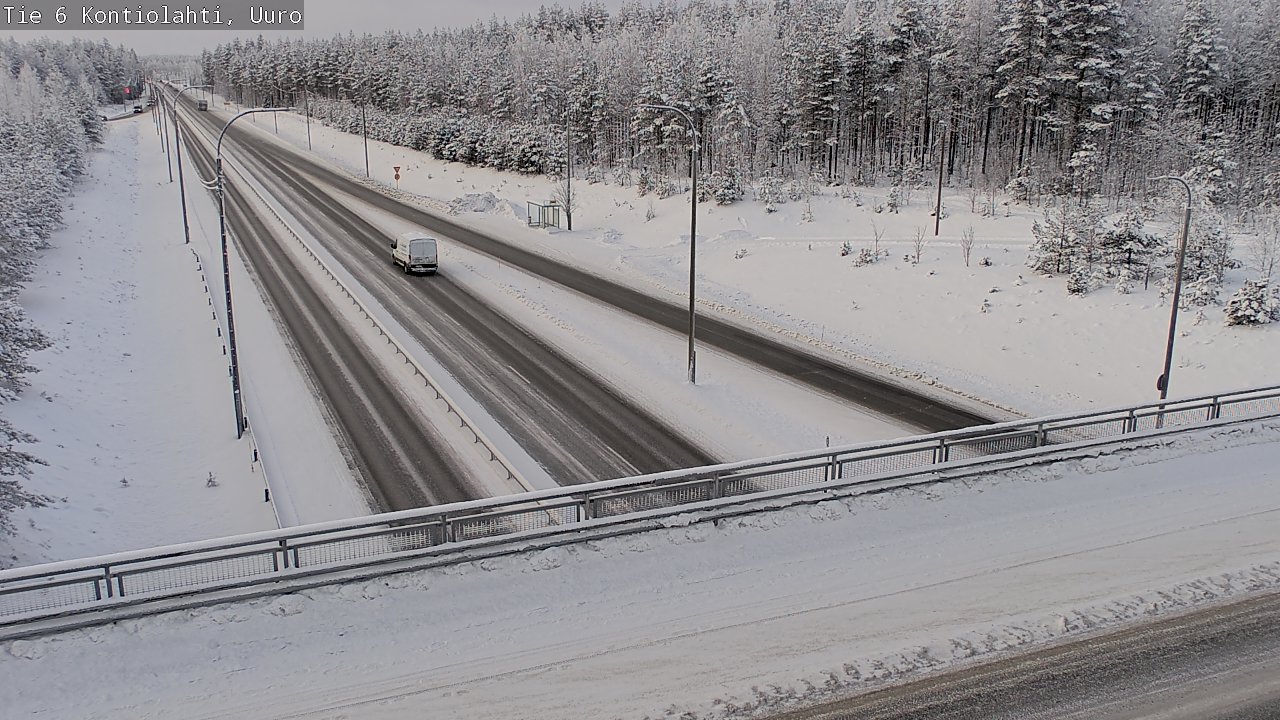 Weather Camera Image Road 6 Kontiolahti, Uuro, Kontiolahti, Pohjois-Karjala