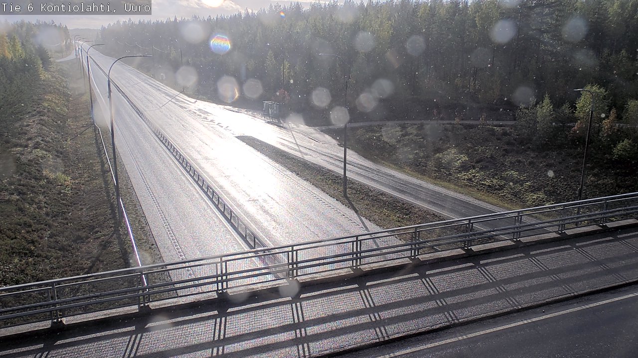 Weather Camera Image Väg 6 Kontiolax, Uuro, Kontiolahti, Pohjois-Karjala
