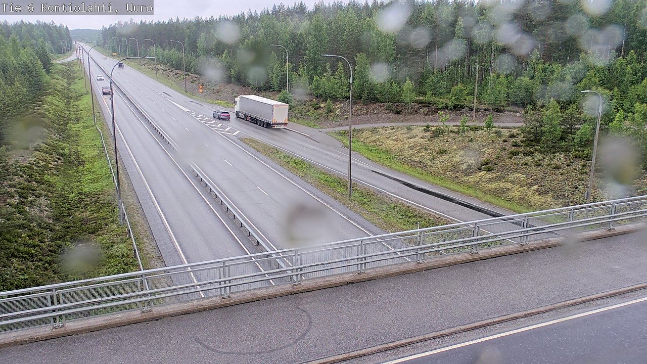 Kelikamerat Kuva Tie 6 Kontiolahti, Uuro, Kontiolahti, Pohjois-Karjala