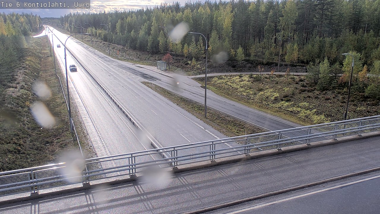 Weather Camera Image Väg 6 Kontiolax, Uuro, Kontiolahti, Pohjois-Karjala