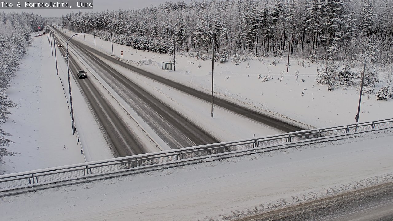 Weather Camera Image Road 6 Kontiolahti, Uuro, Kontiolahti, Pohjois-Karjala