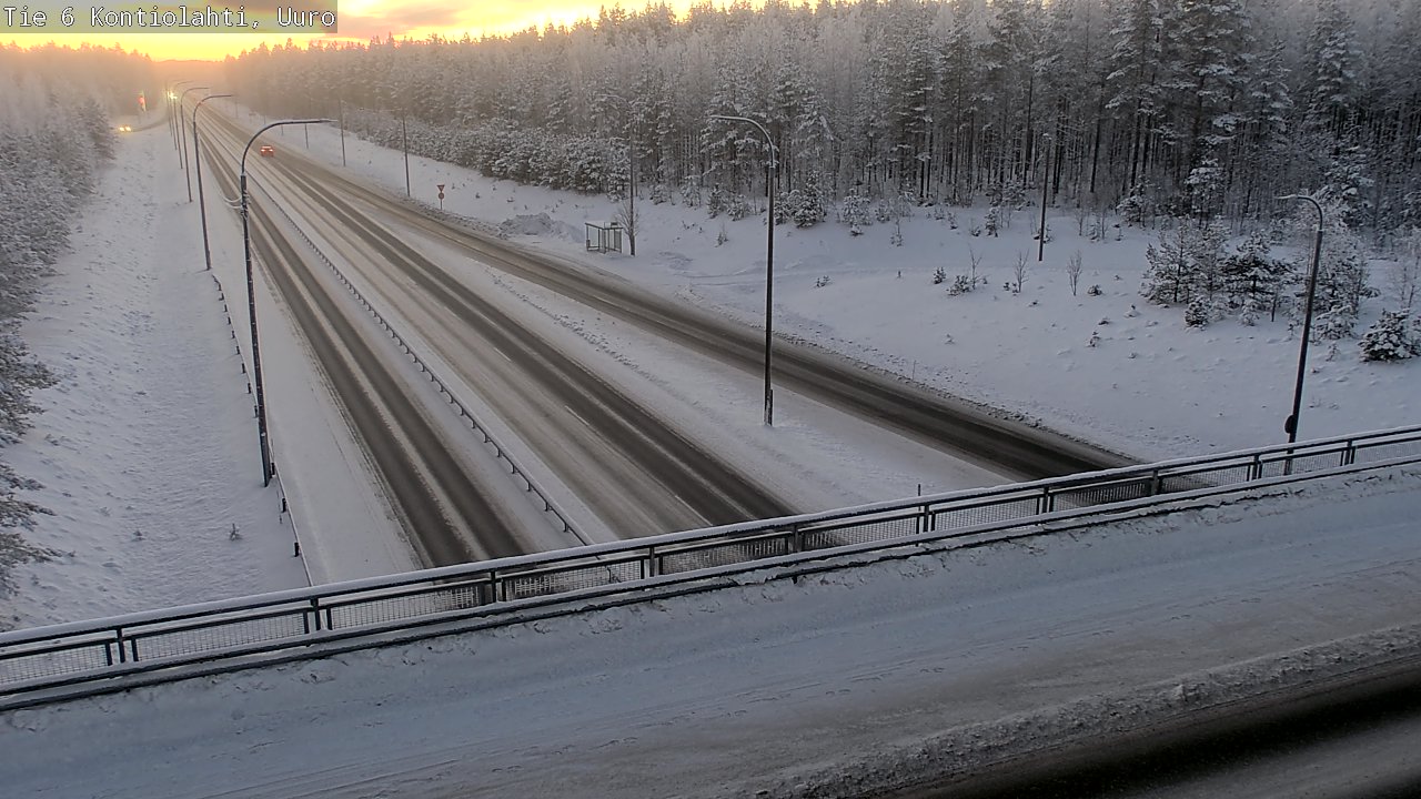 Kelikamerat Kuva Tie 6 Kontiolahti, Uuro, Kontiolahti, Pohjois-Karjala