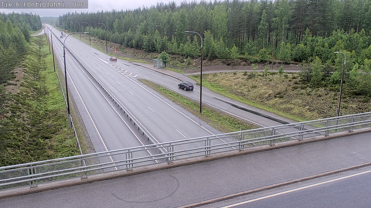 Weather Camera Image Väg 6 Kontiolax, Uuro, Kontiolahti, Pohjois-Karjala
