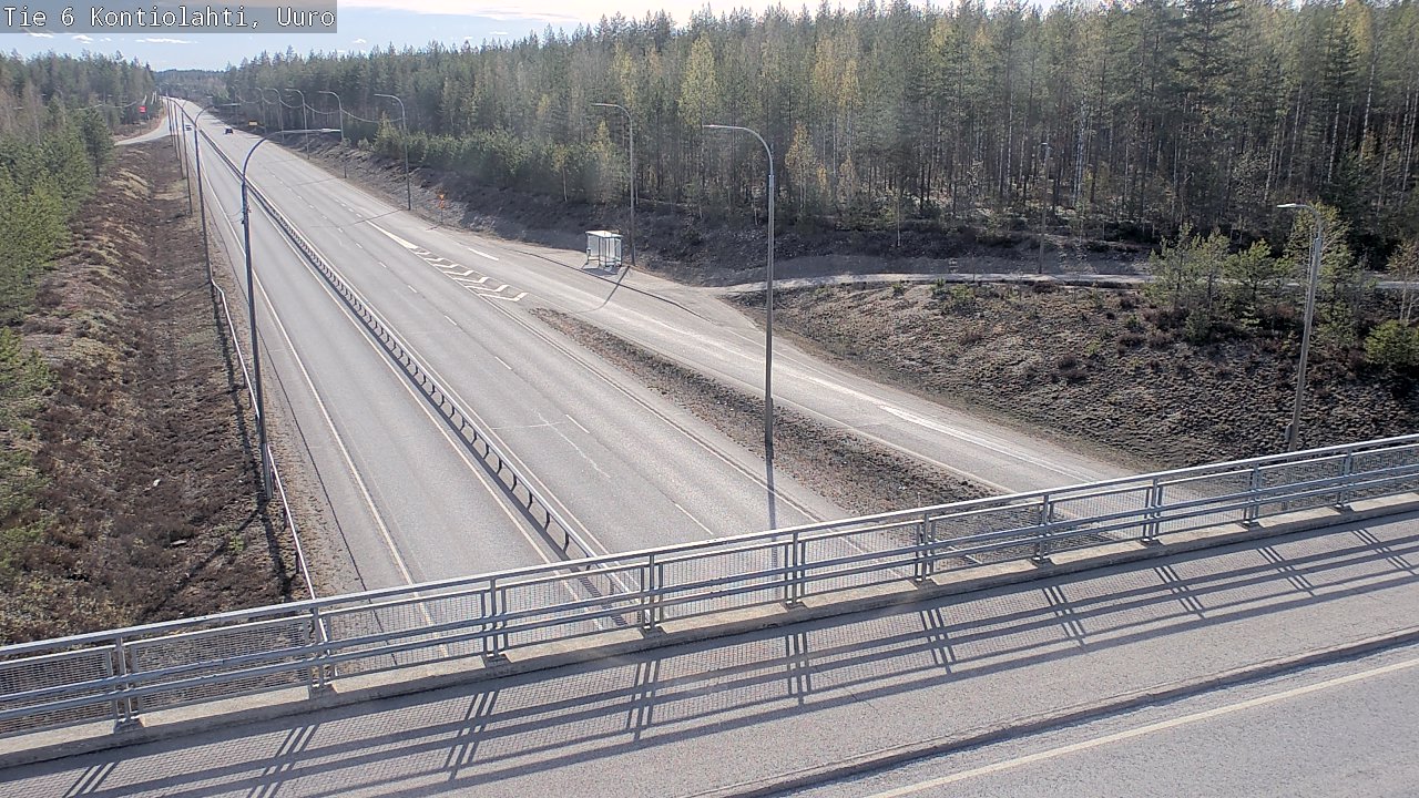 Kelikamerat Kuva Tie 6 Kontiolahti, Uuro, Kontiolahti, Pohjois-Karjala