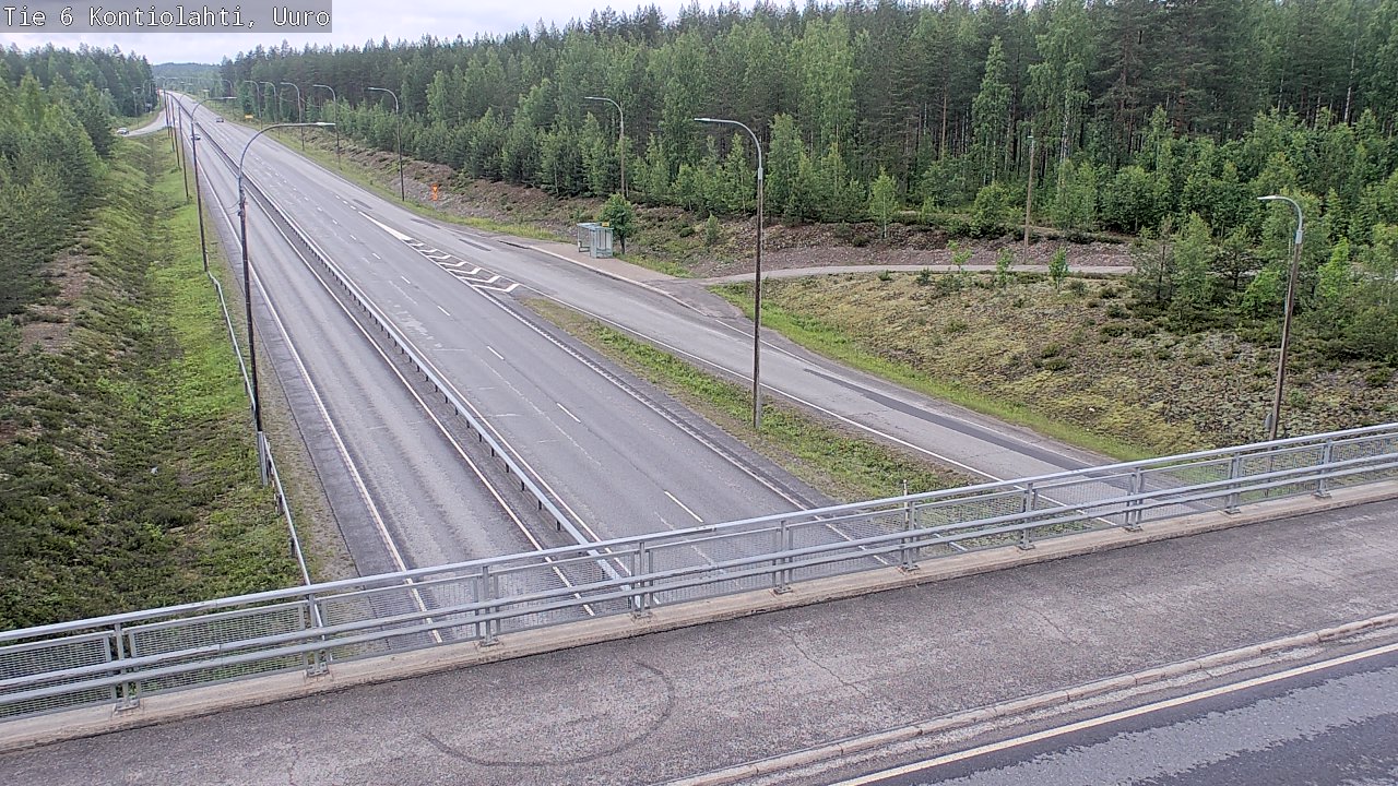 Weather Camera Image Väg 6 Kontiolax, Uuro, Kontiolahti, Pohjois-Karjala