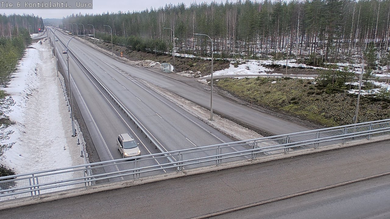 Weather Camera Image Väg 6 Kontiolax, Uuro, Kontiolahti, Pohjois-Karjala