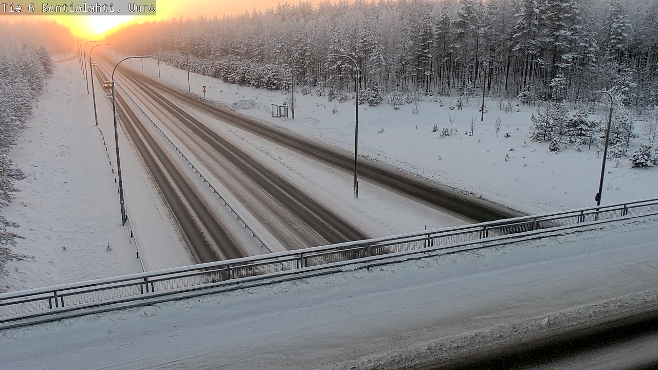 Kelikamerat Kuva Tie 6 Kontiolahti, Uuro, Kontiolahti, Pohjois-Karjala