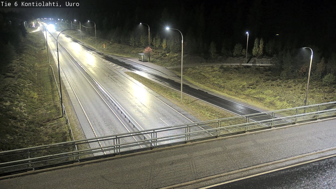 Weather Camera Image Väg 6 Kontiolax, Uuro, Kontiolahti, Pohjois-Karjala