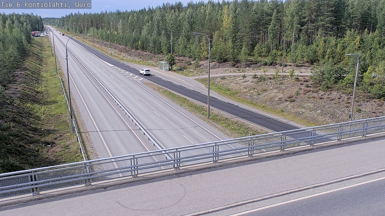 Weather Camera Image Road 6 Kontiolahti, Uuro, Kontiolahti, Pohjois-Karjala