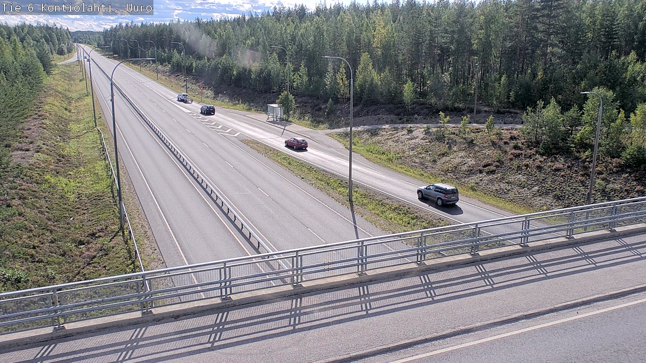 Kelikamerat Kuva Tie 6 Kontiolahti, Uuro, Kontiolahti, Pohjois-Karjala
