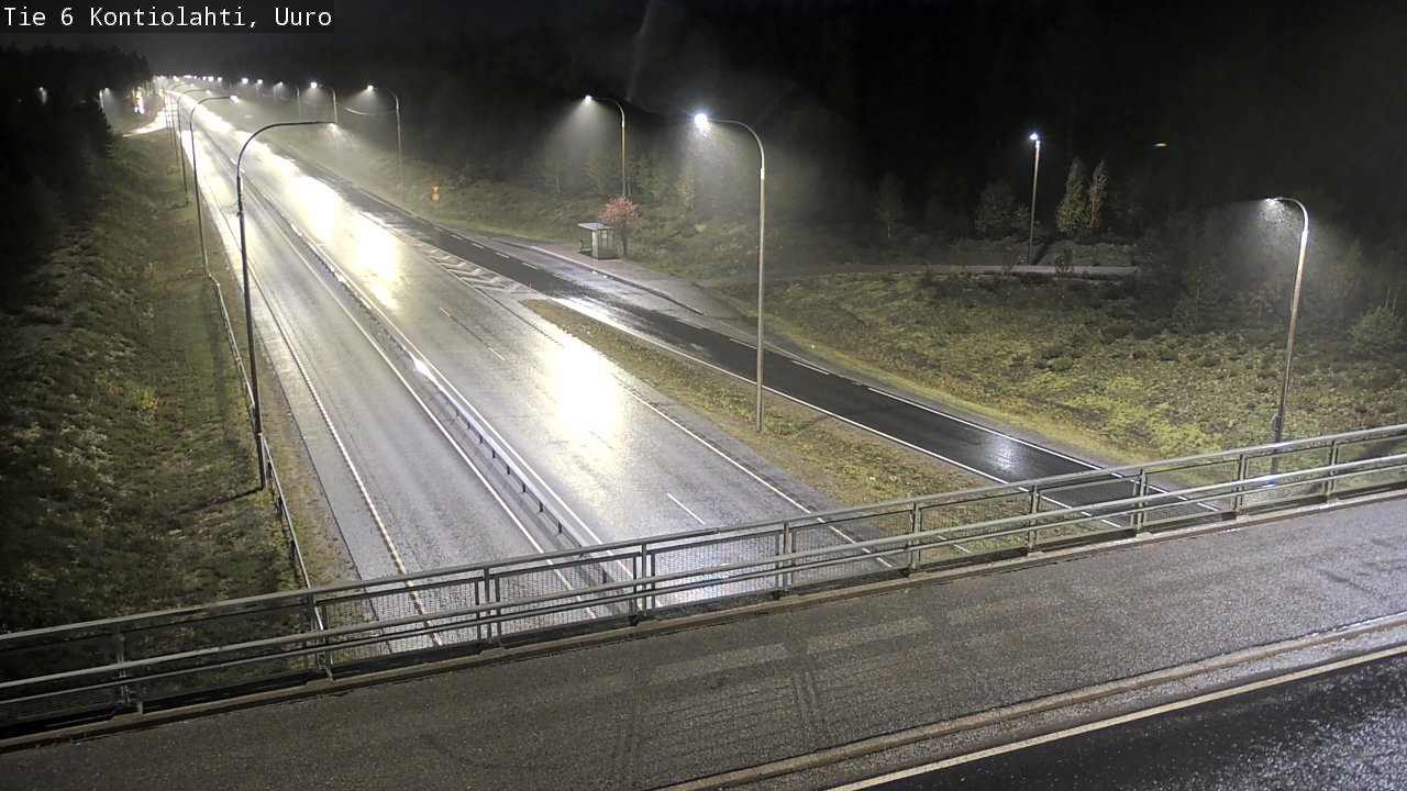 Weather Camera Image Väg 6 Kontiolax, Uuro, Kontiolahti, Pohjois-Karjala