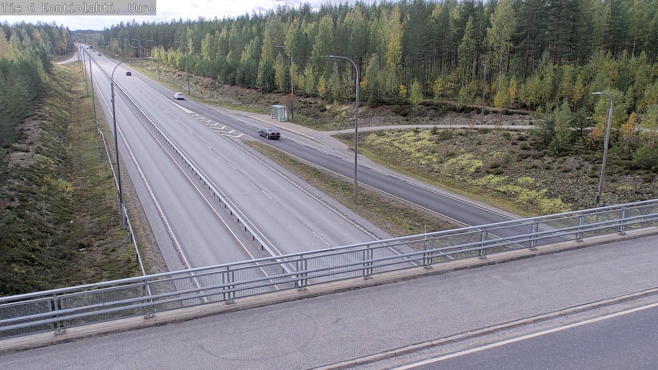Weather Camera Image Road 6 Kontiolahti, Uuro, Kontiolahti, Pohjois-Karjala
