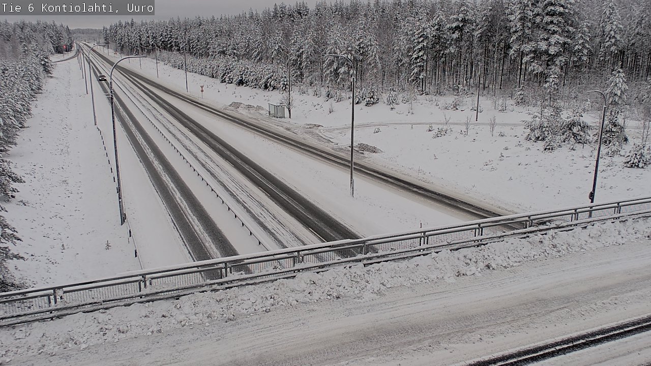 Kelikamerat Kuva Tie 6 Kontiolahti, Uuro, Kontiolahti, Pohjois-Karjala