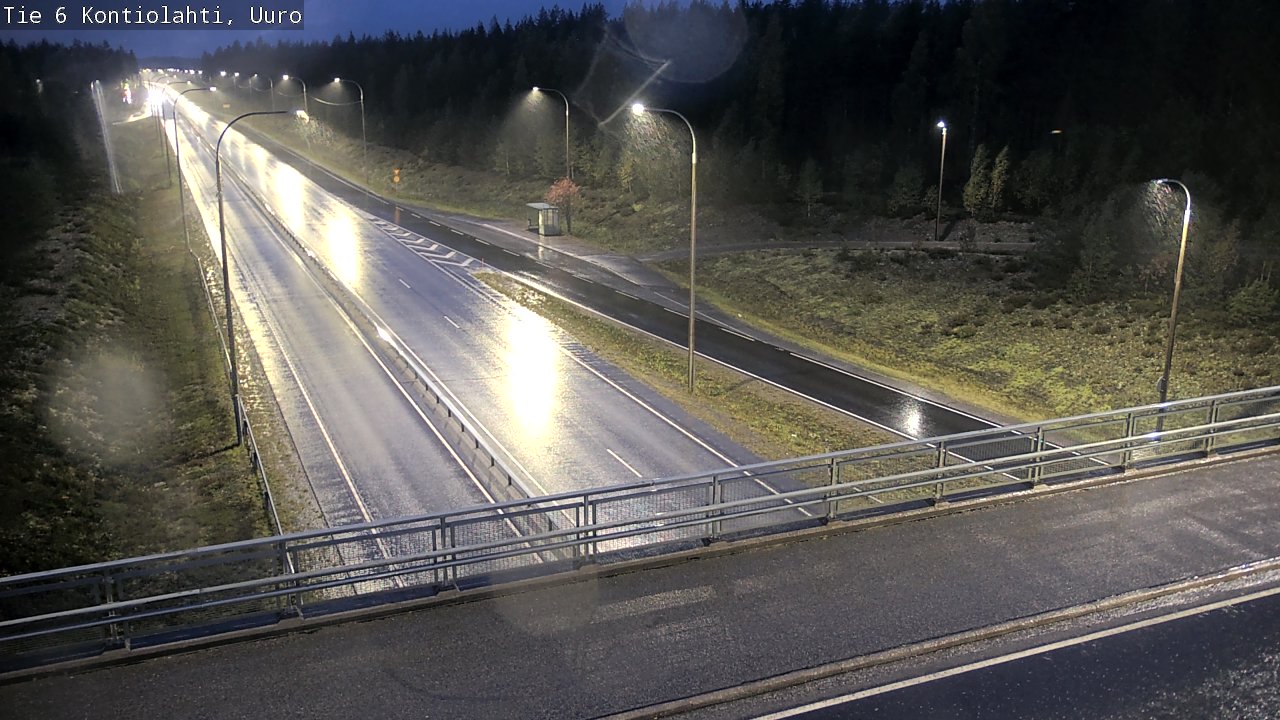Weather Camera Image Väg 6 Kontiolax, Uuro, Kontiolahti, Pohjois-Karjala