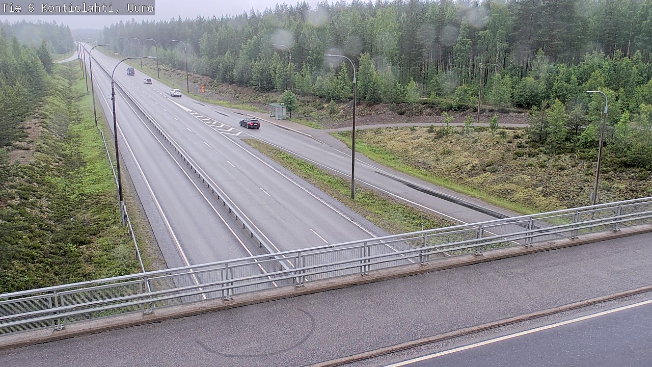 Kelikamerat Kuva Tie 6 Kontiolahti, Uuro, Kontiolahti, Pohjois-Karjala