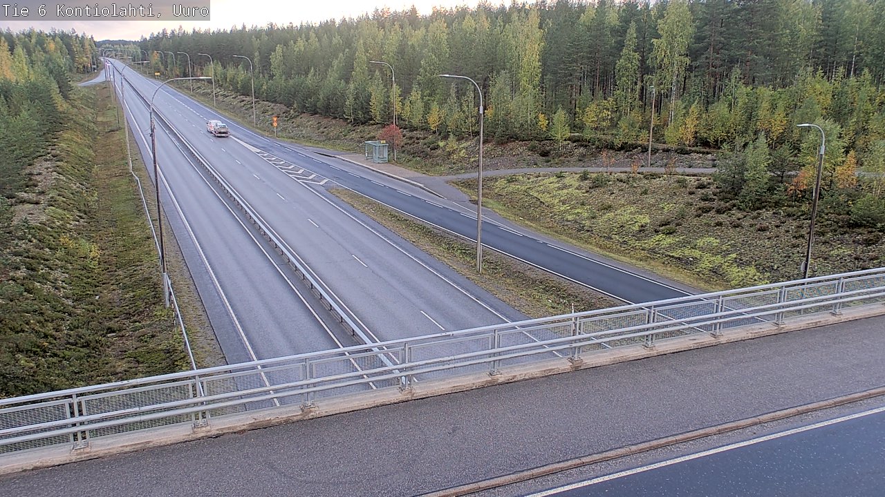 Weather Camera Image Väg 6 Kontiolax, Uuro, Kontiolahti, Pohjois-Karjala