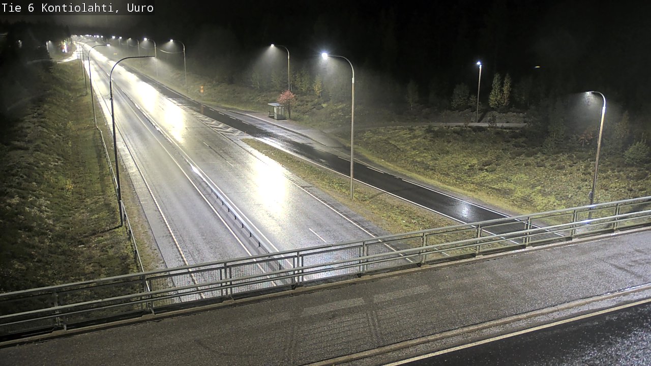 Weather Camera Image Väg 6 Kontiolax, Uuro, Kontiolahti, Pohjois-Karjala