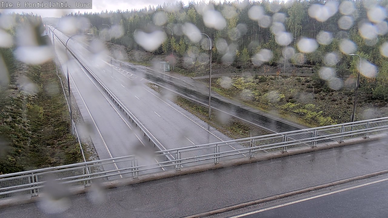 Weather Camera Image Väg 6 Kontiolax, Uuro, Kontiolahti, Pohjois-Karjala