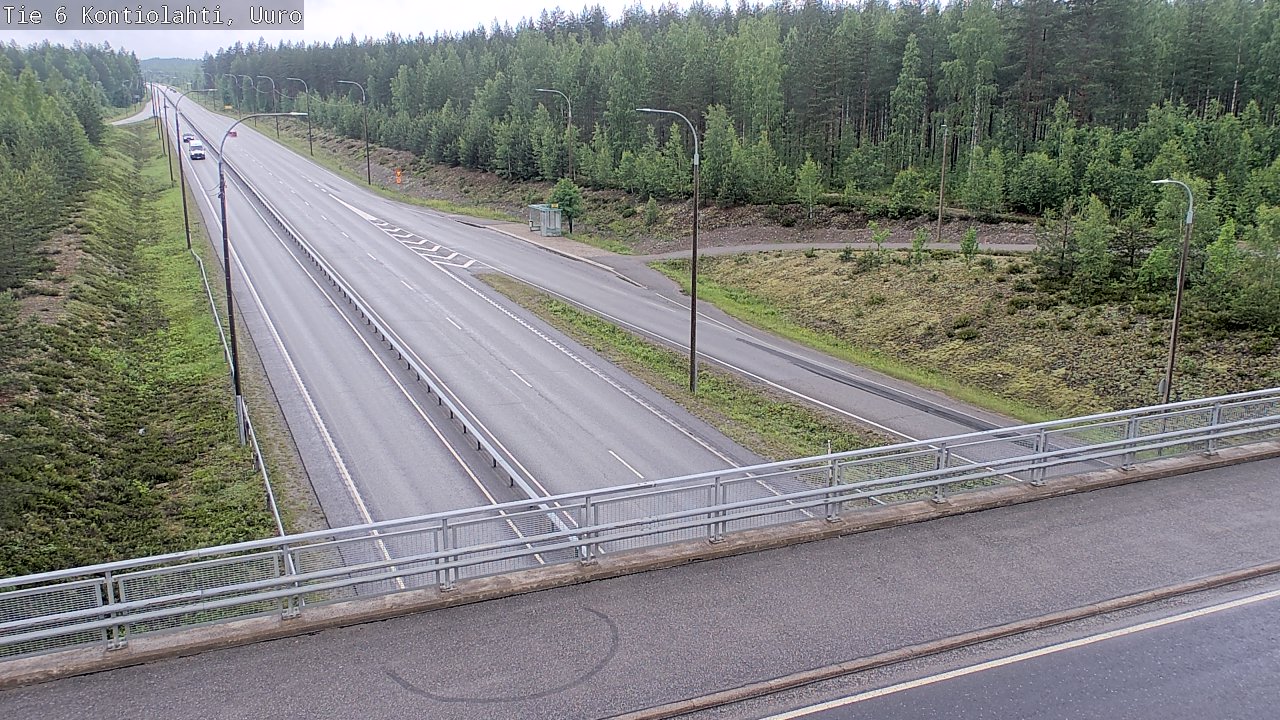 Weather Camera Image Väg 6 Kontiolax, Uuro, Kontiolahti, Pohjois-Karjala