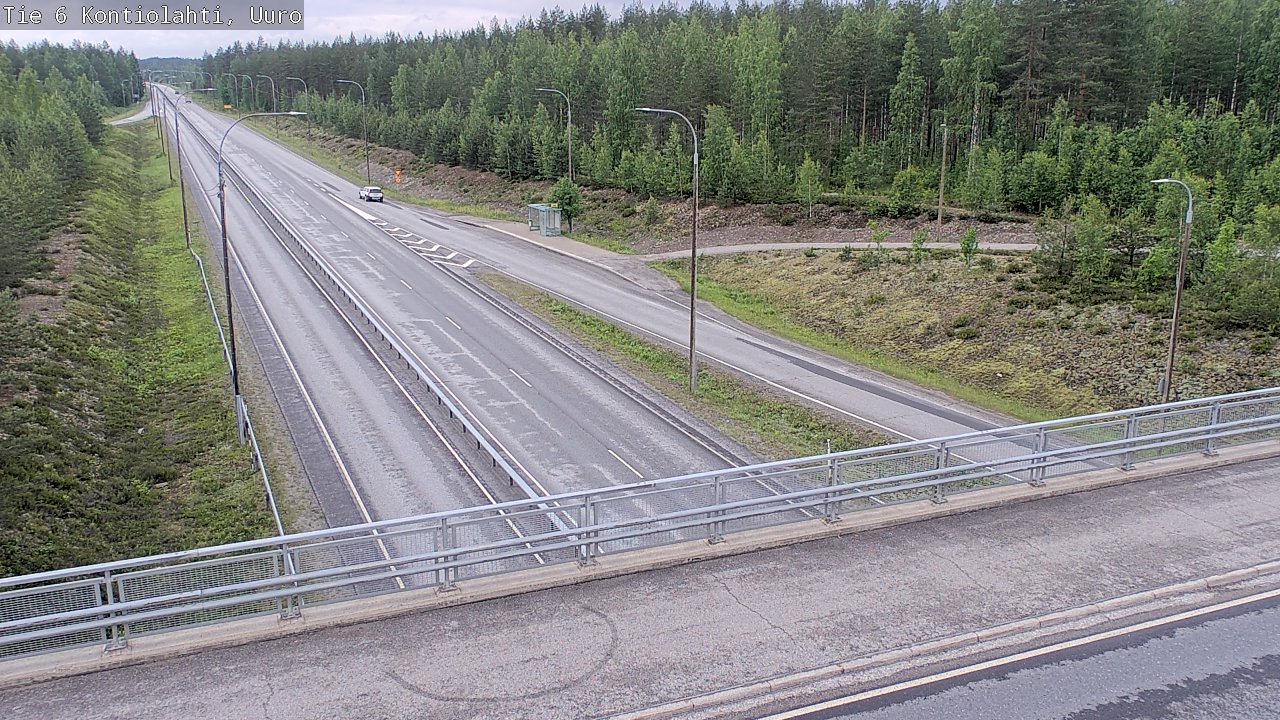 Weather Camera Image Väg 6 Kontiolax, Uuro, Kontiolahti, Pohjois-Karjala
