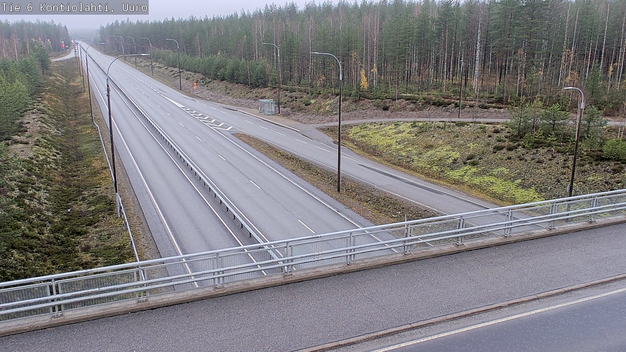 Kelikamerat Kuva Tie 6 Kontiolahti, Uuro, Kontiolahti, Pohjois-Karjala