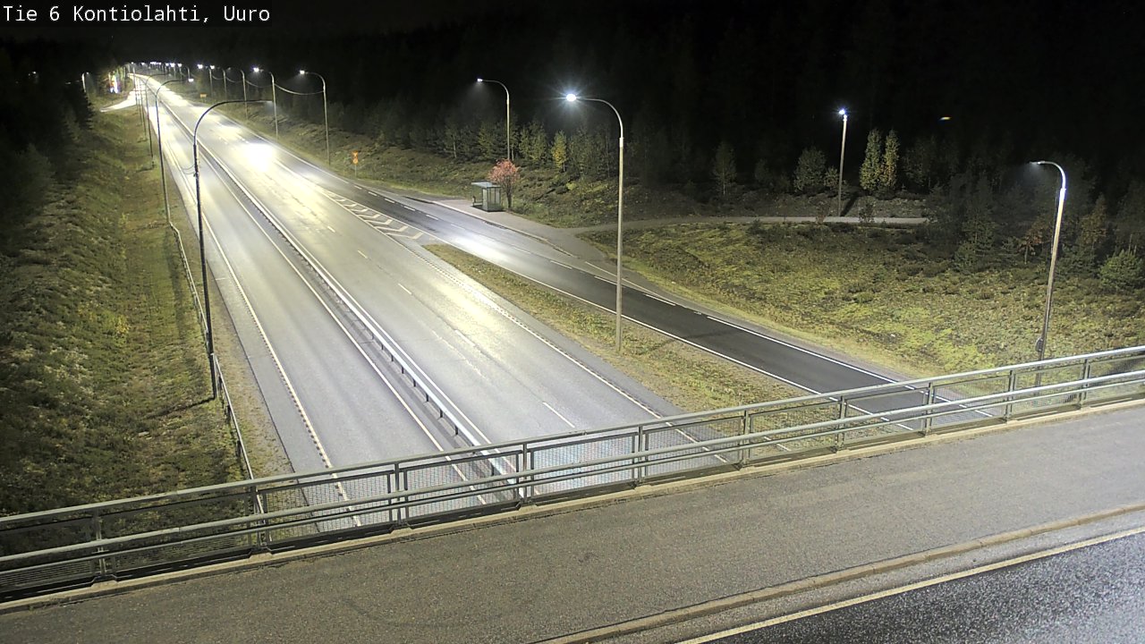 Weather Camera Image Väg 6 Kontiolax, Uuro, Kontiolahti, Pohjois-Karjala