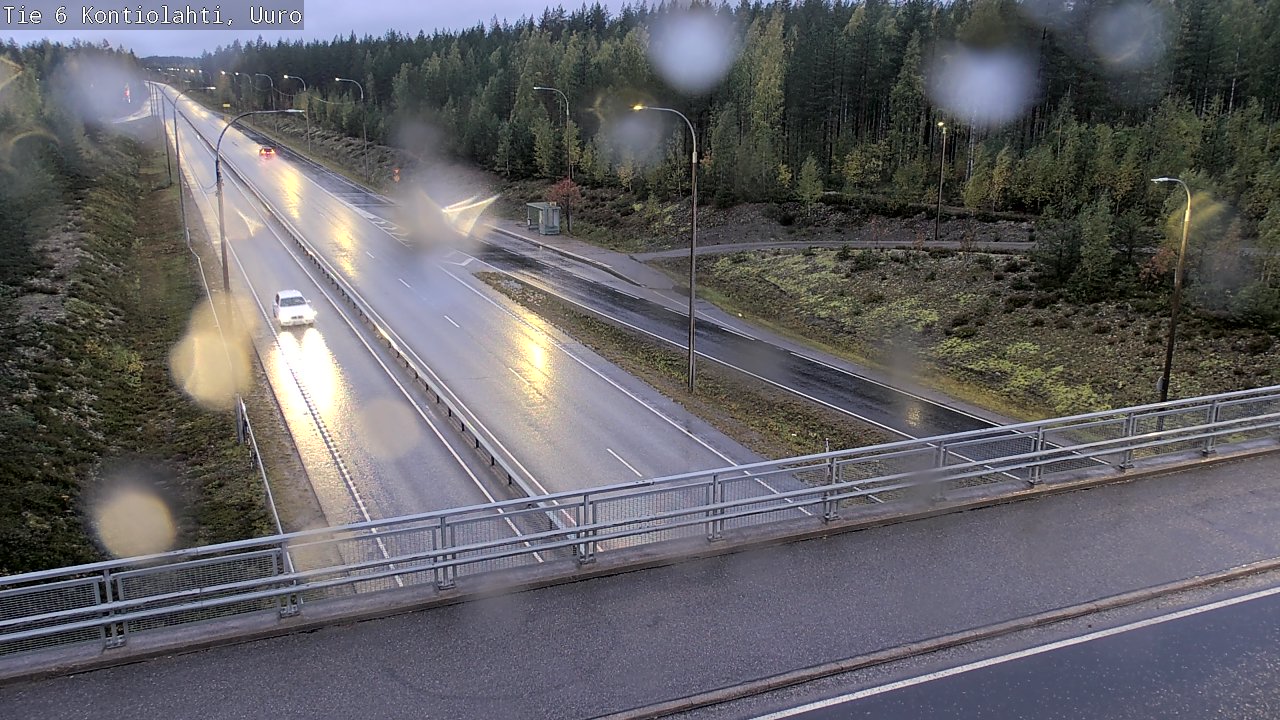 Weather Camera Image Väg 6 Kontiolax, Uuro, Kontiolahti, Pohjois-Karjala
