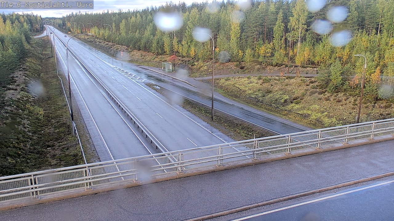 Weather Camera Image Väg 6 Kontiolax, Uuro, Kontiolahti, Pohjois-Karjala