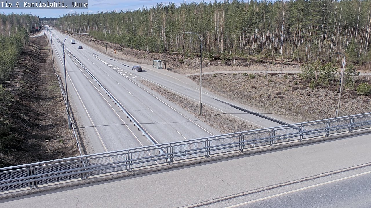 Kelikamerat Kuva Tie 6 Kontiolahti, Uuro, Kontiolahti, Pohjois-Karjala