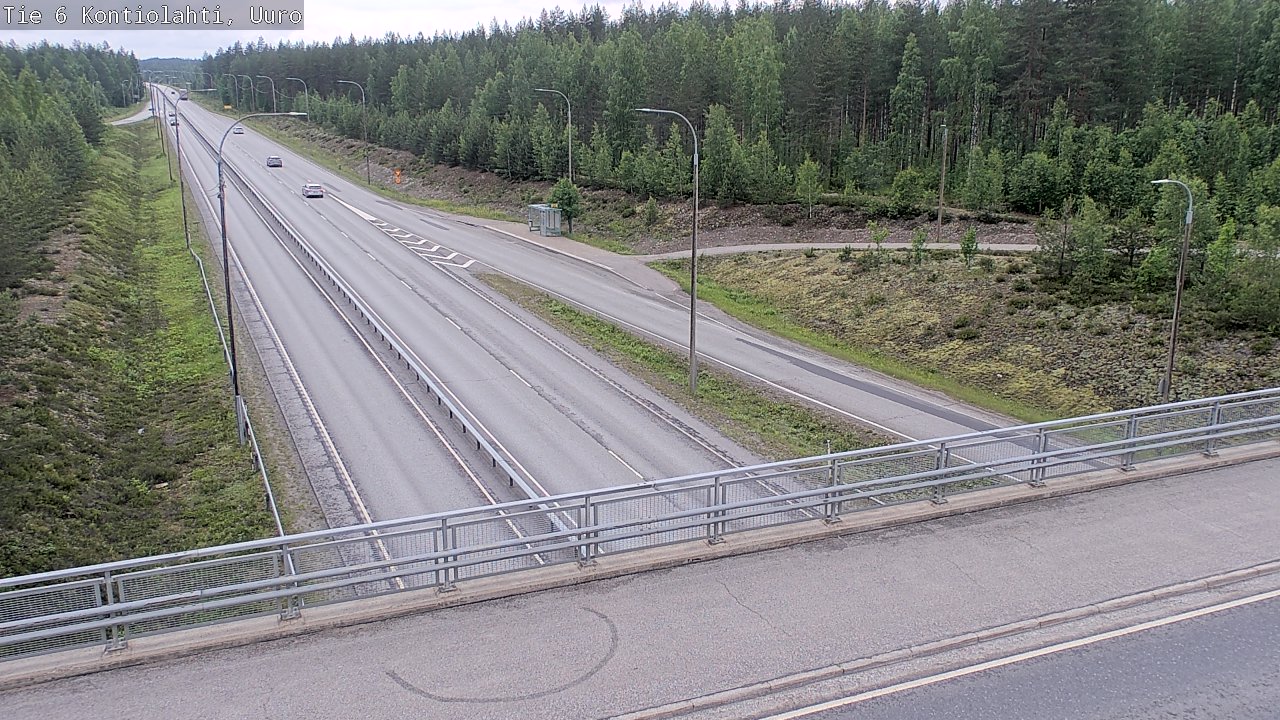 Weather Camera Image Väg 6 Kontiolax, Uuro, Kontiolahti, Pohjois-Karjala