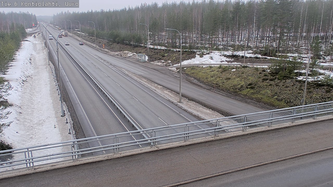 Weather Camera Image Väg 6 Kontiolax, Uuro, Kontiolahti, Pohjois-Karjala