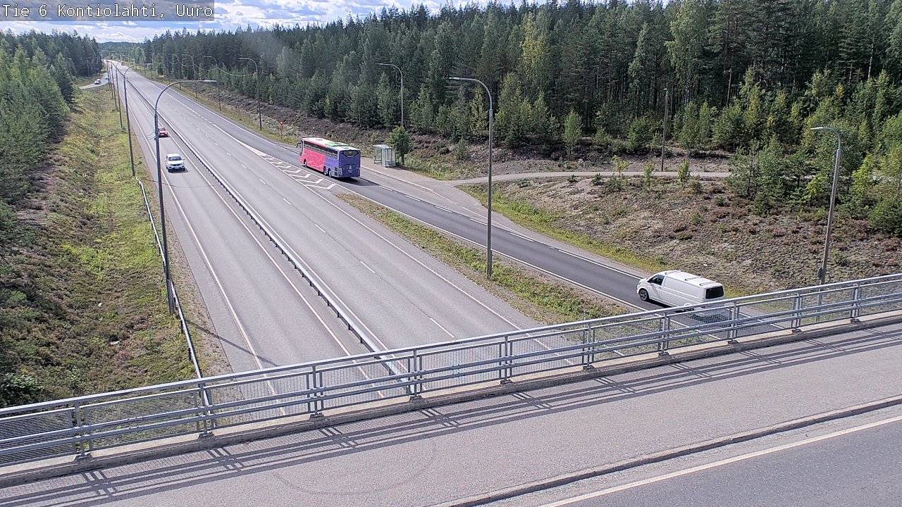 Kelikamerat Kuva Tie 6 Kontiolahti, Uuro, Kontiolahti, Pohjois-Karjala
