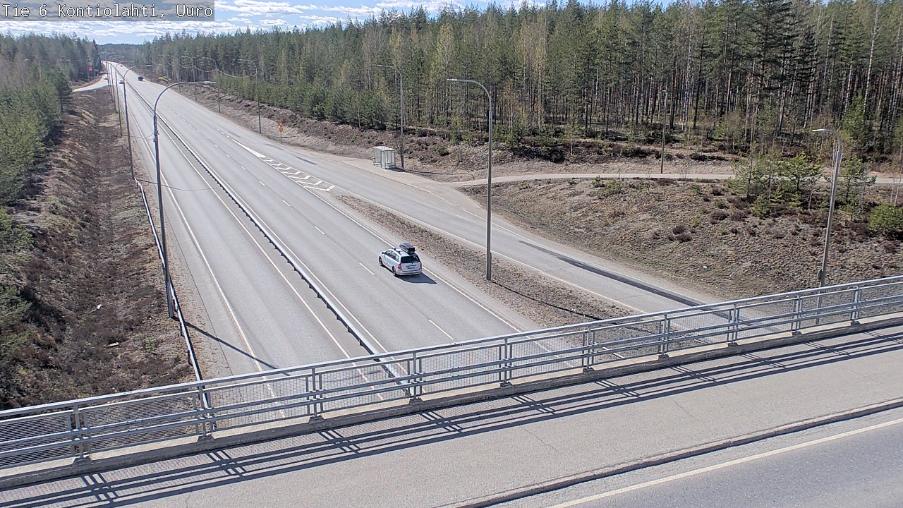 Kelikamerat Kuva Tie 6 Kontiolahti, Uuro, Kontiolahti, Pohjois-Karjala