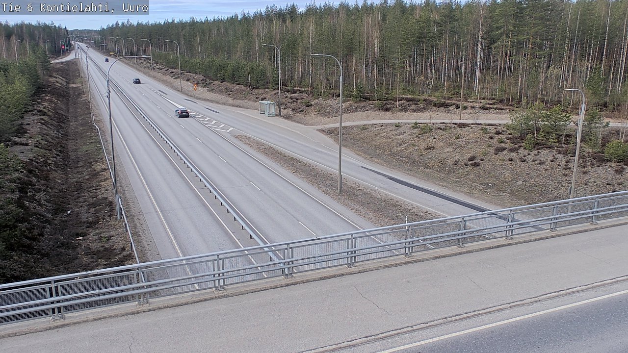 Kelikamerat Kuva Tie 6 Kontiolahti, Uuro, Kontiolahti, Pohjois-Karjala
