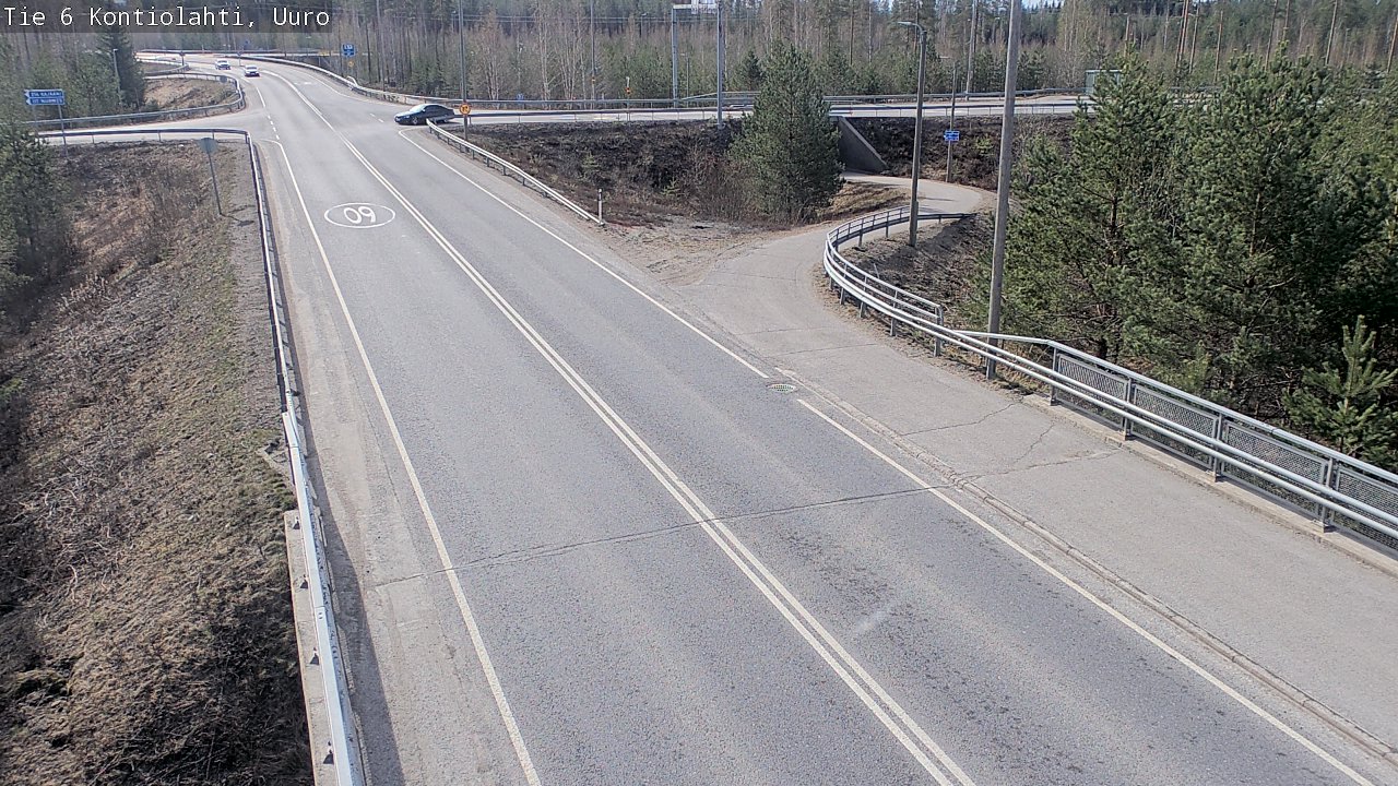 Kelikamerat Kuva Tie 6 Kontiolahti, Uuro, Kontiolahti, Pohjois-Karjala