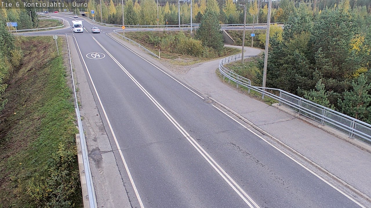 Kelikamerat Kuva Tie 6 Kontiolahti, Uuro, Kontiolahti, Pohjois-Karjala