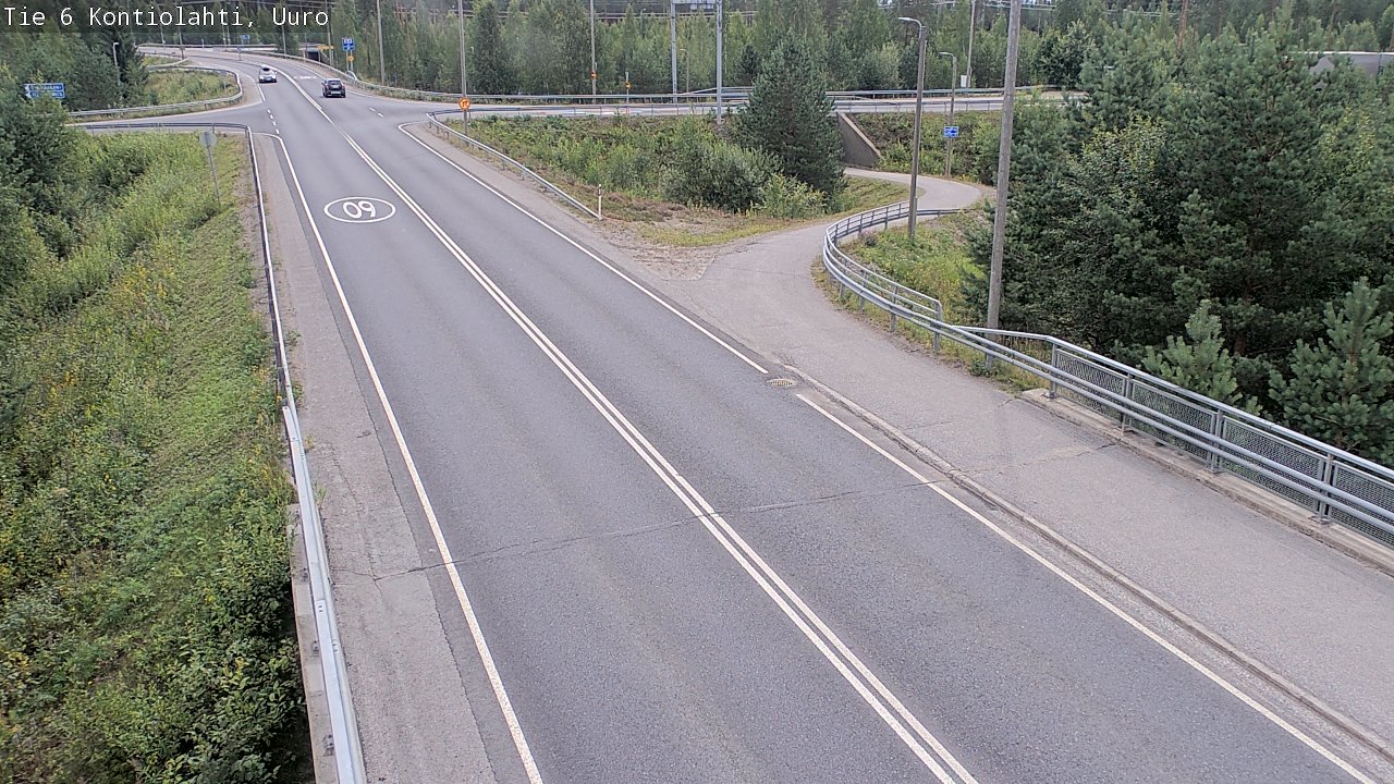 Weather Camera Image Road 6 Kontiolahti, Uuro, Kontiolahti, Pohjois-Karjala