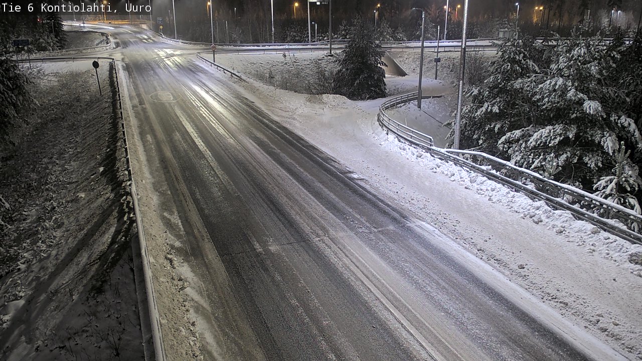 Weather Camera Image Väg 6 Kontiolax, Uuro, Kontiolahti, Pohjois-Karjala