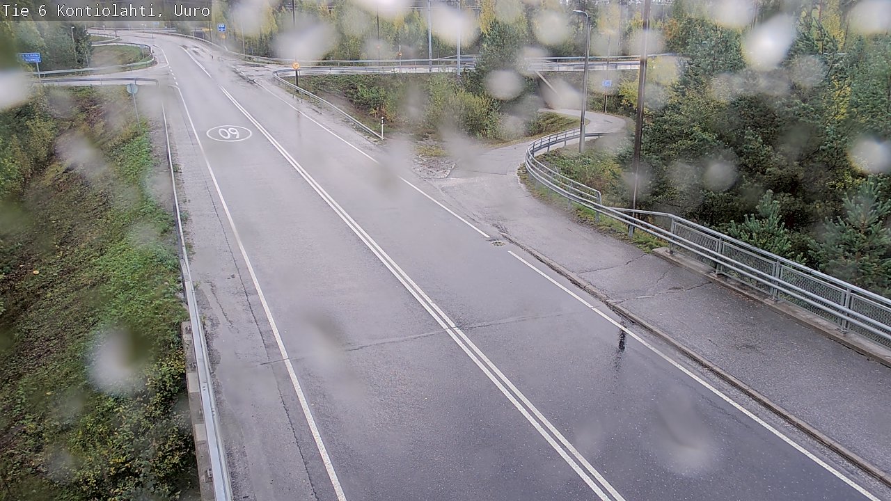 Weather Camera Image Road 6 Kontiolahti, Uuro, Kontiolahti, Pohjois-Karjala