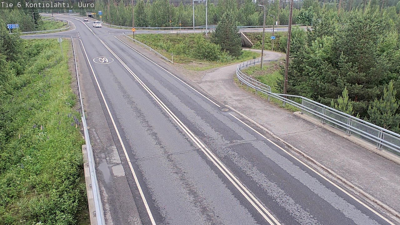 Weather Camera Image Väg 6 Kontiolax, Uuro, Kontiolahti, Pohjois-Karjala
